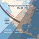 Illustration for article titled Everything you need to know to catch Sunday's rare "ring of fire" eclipse